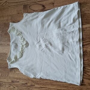 (S) Carroll Reed 100% Cotton Cottagecore Coastal Grannycore Minimalist